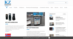 Desktop Screenshot of kzhandels.se